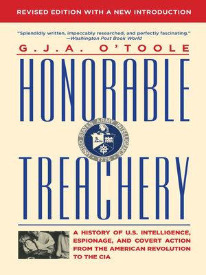 cover image of Honorable Treachery